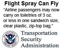 FLIGHT SPRAY: Prevent sickness while traveling