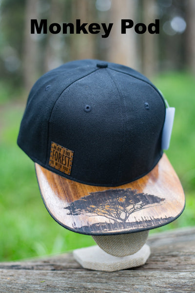 WEARABLE WOOD HATS & VISORS