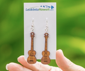 Koa Wood Earrings