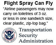 FLIGHT SPRAY: Prevent sickness while traveling